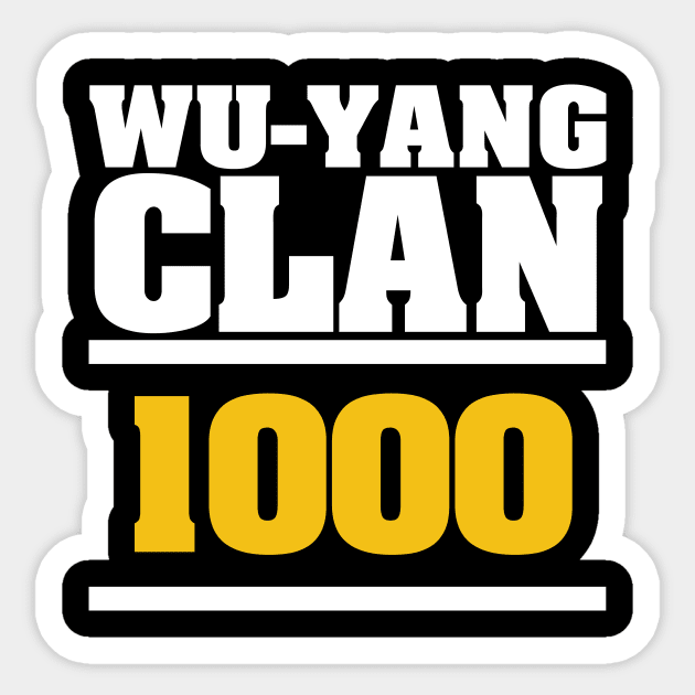 Wu-Yang WhiteEdition Sticker by mc876